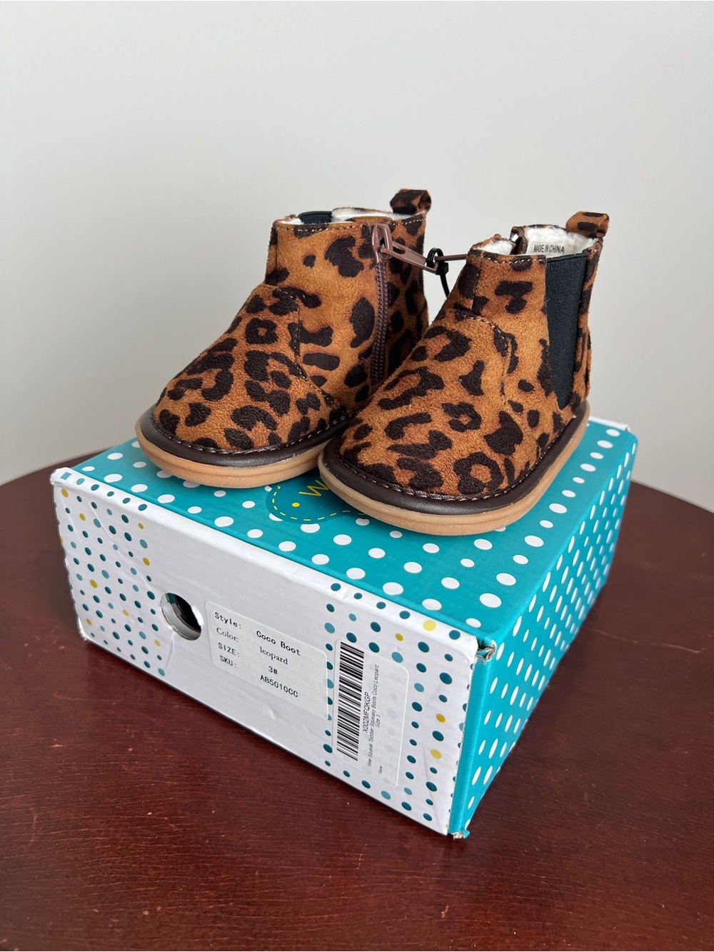 Wee Squeak Leopard Boots